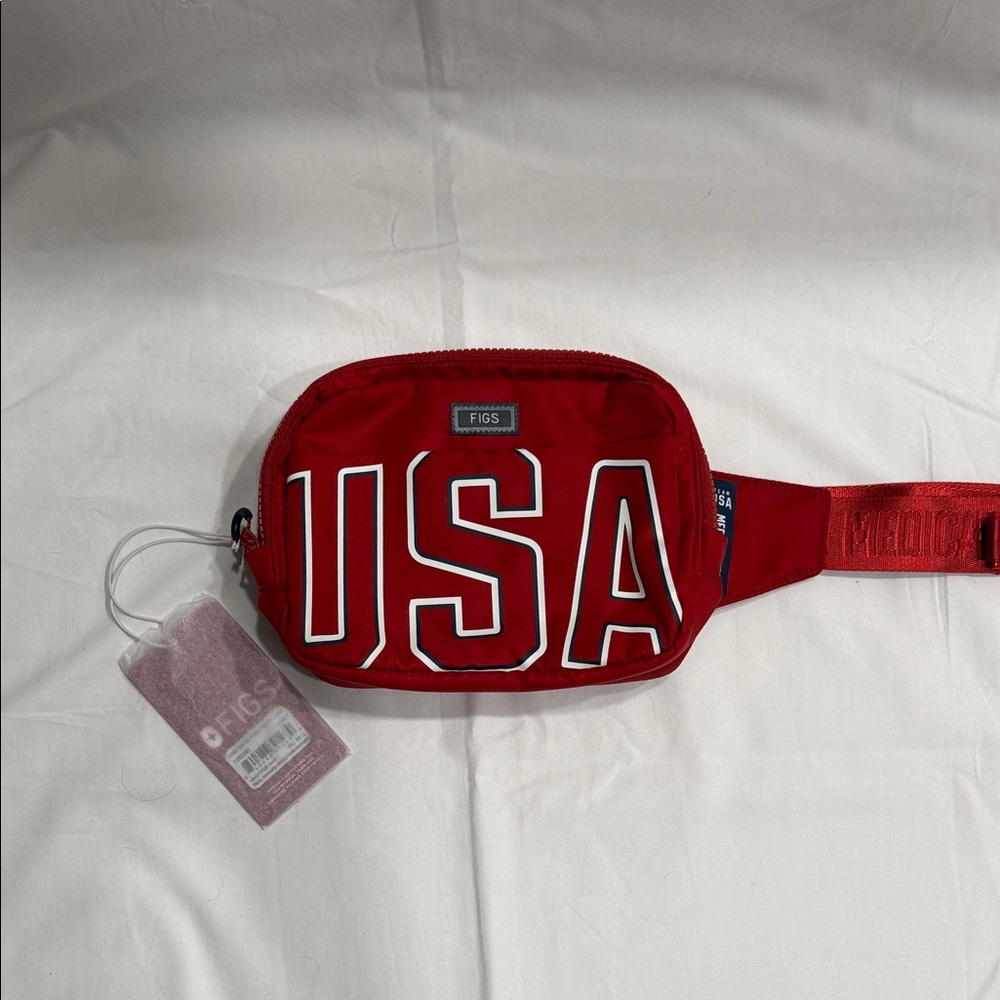 Unisex FIGS Red Team USA Belt Bag